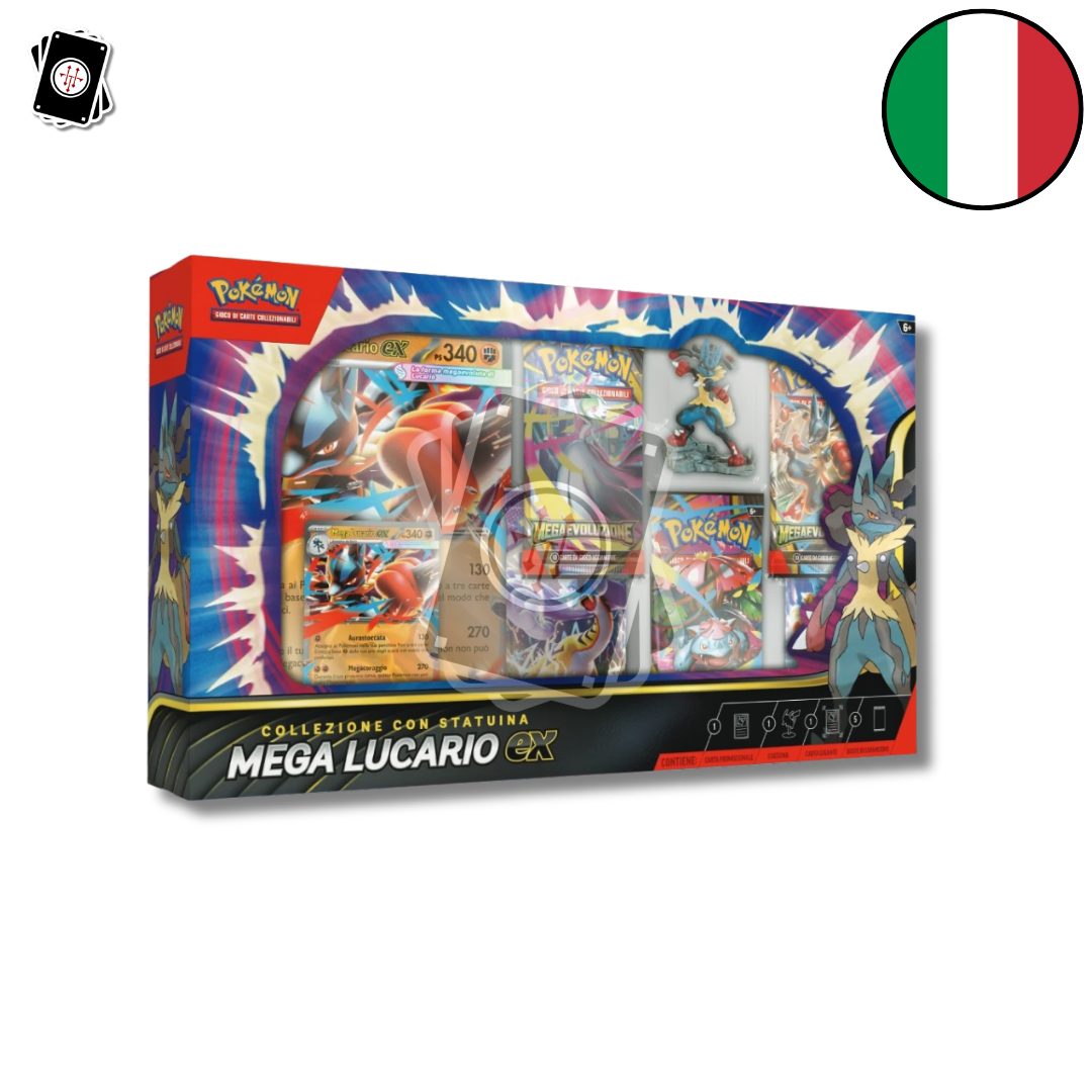 Pokémon - Collezione con statuina Mega Lucario EX (IT)