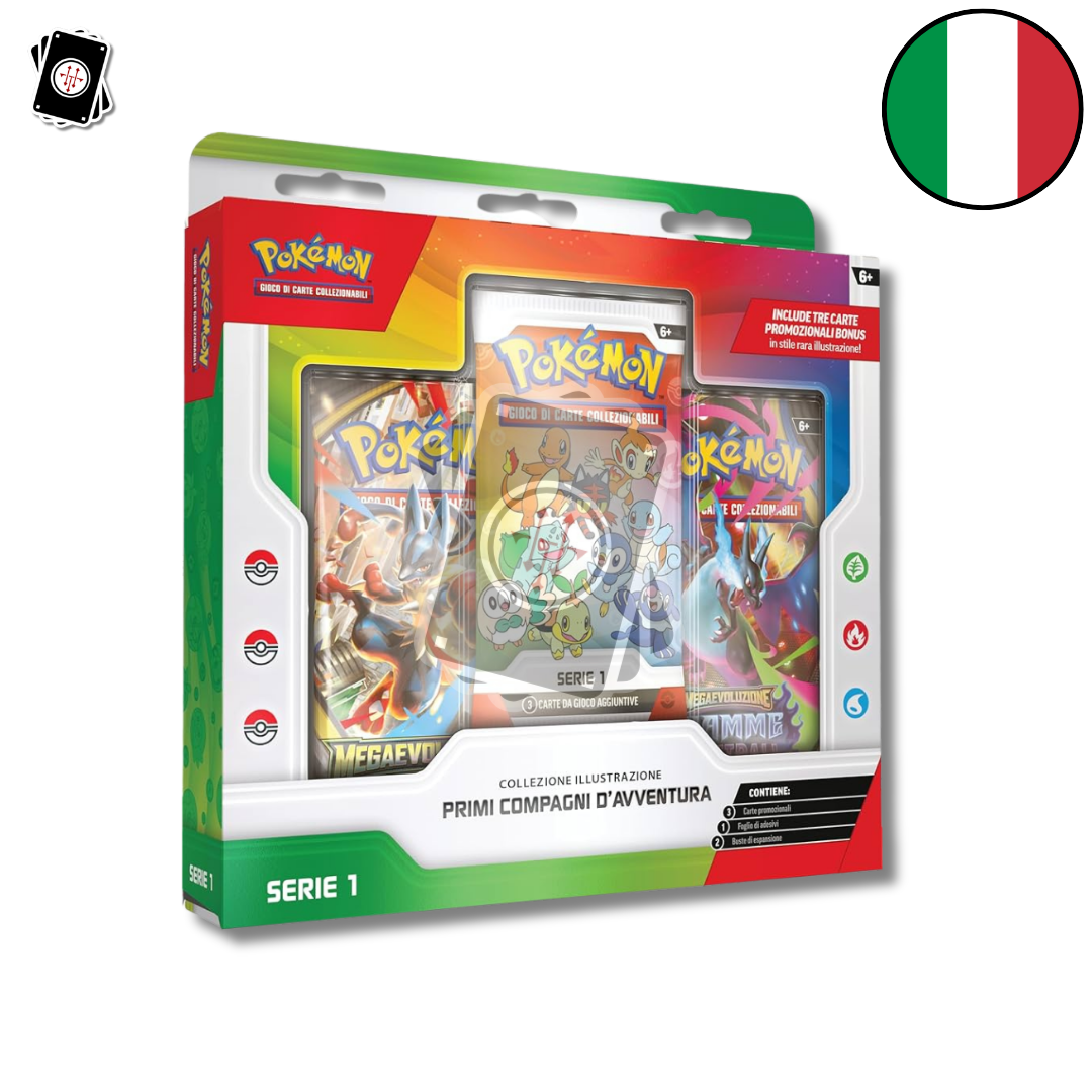 Pokémon – Collezione Illustrazione Primi Compagni d'Avventura (IT)